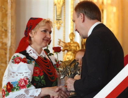 Anna Staniszewska i Minister Kultury